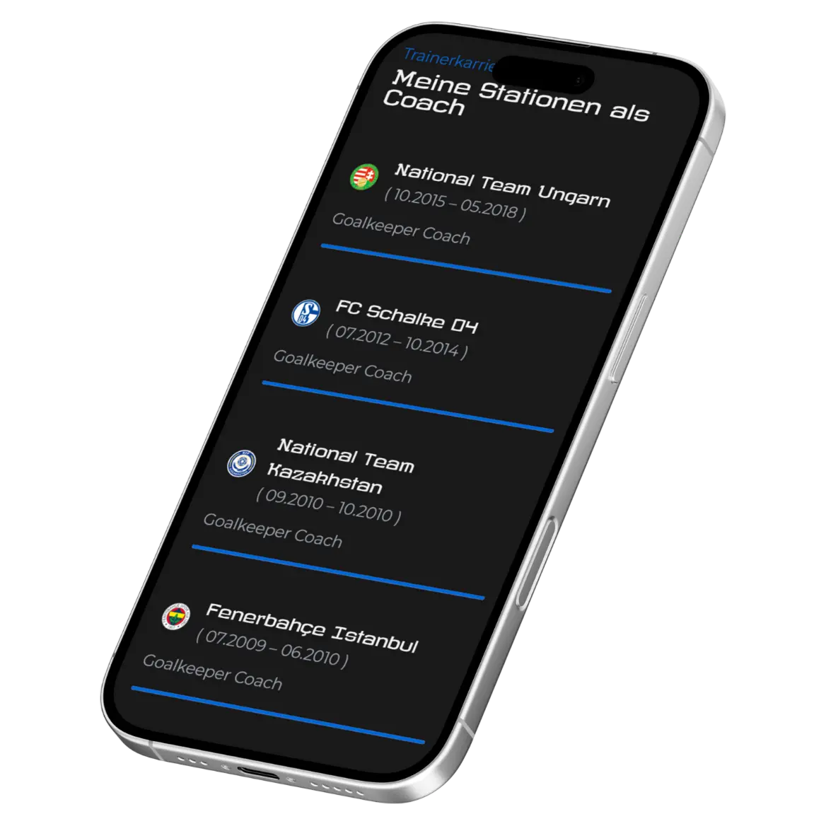 Holger Gehrke Website auf Mobile