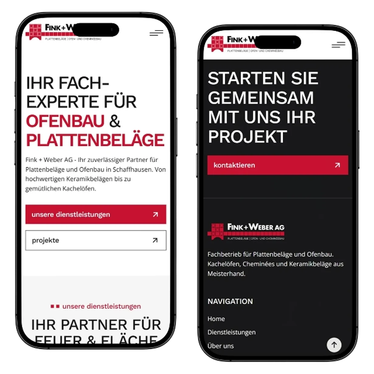 Fink + Weber AG auf Mobile