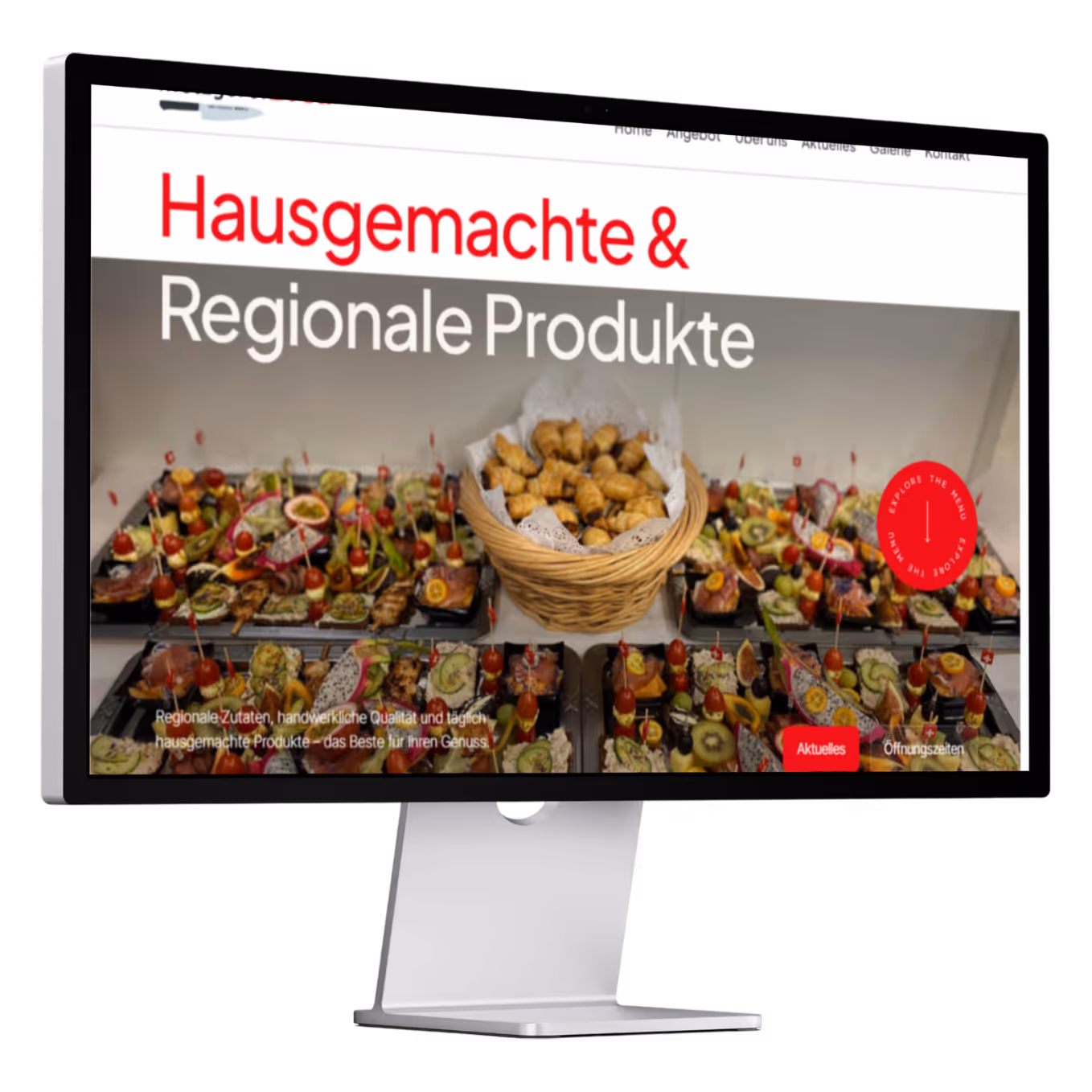 Metzgerei Breu Desktop Mockup