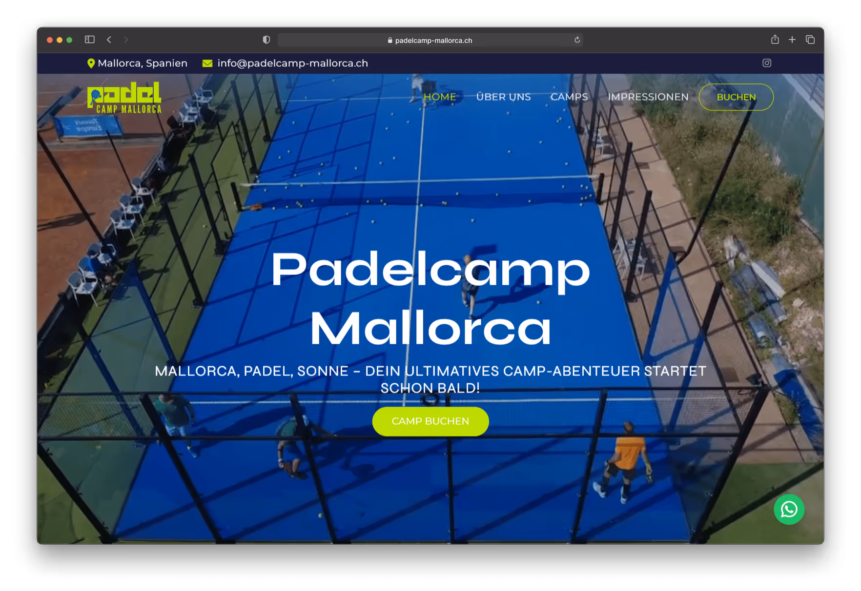 Padelcamp Mallorca Startseite