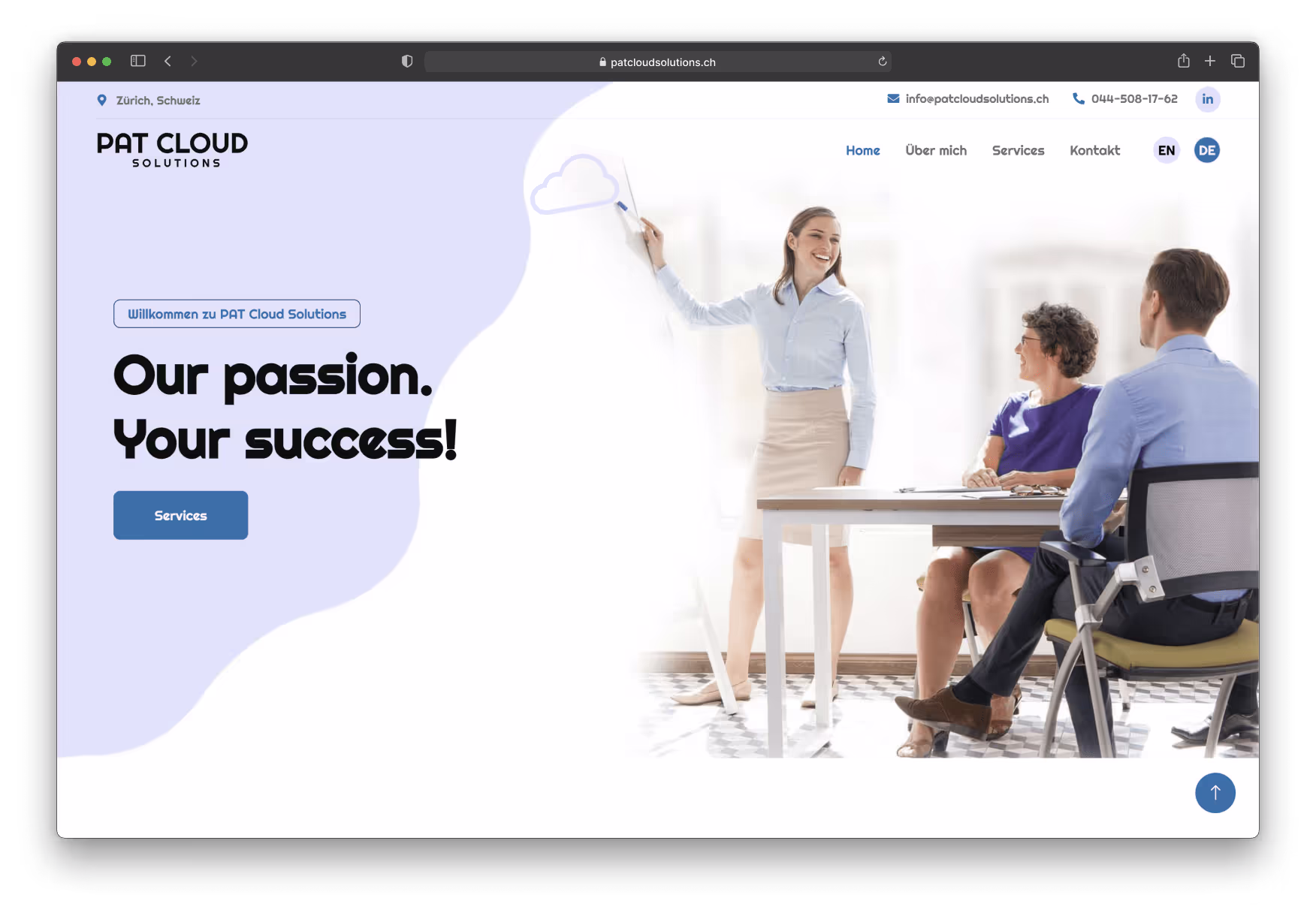 PAT Cloud Solutions Startseite