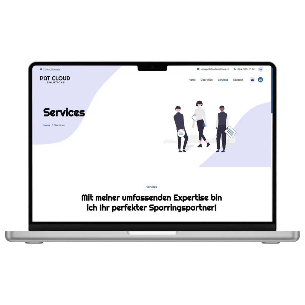 PAT Cloud Solutions auf Desktop