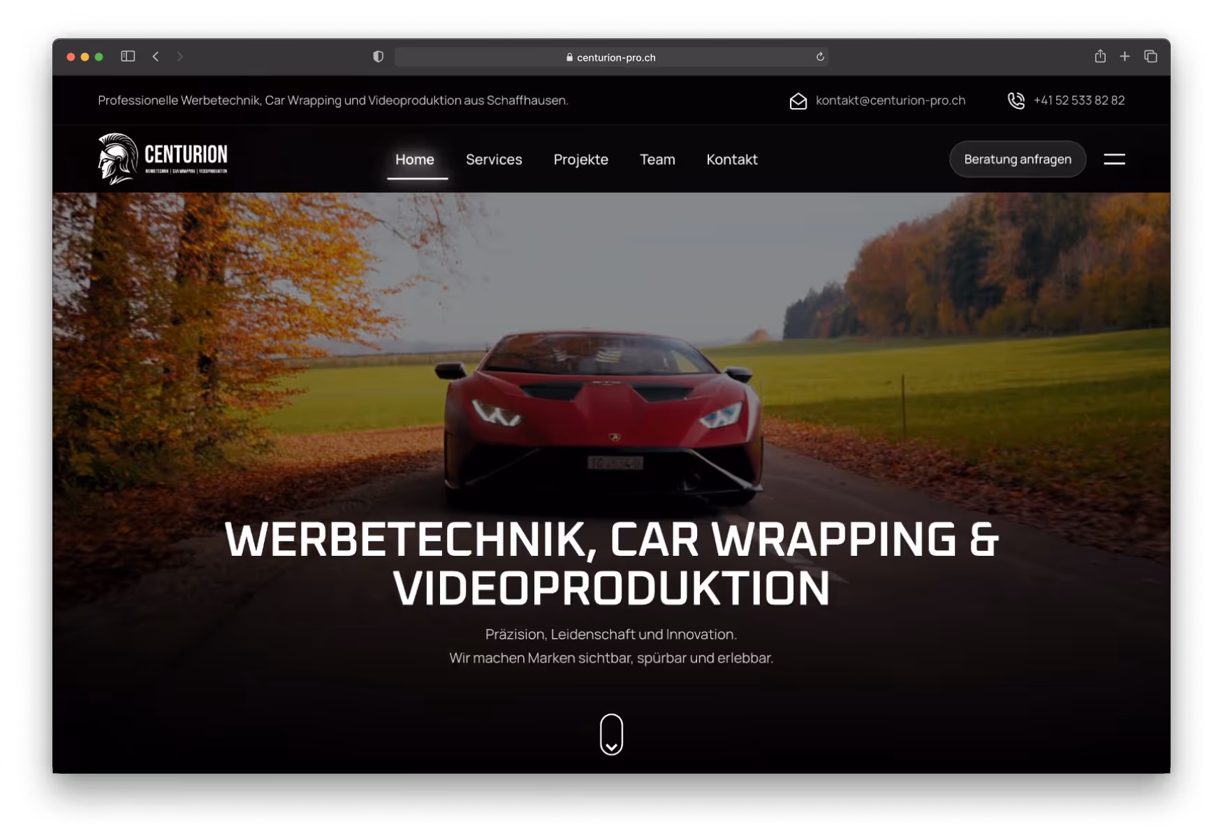 Centurion GmbH – neue Website