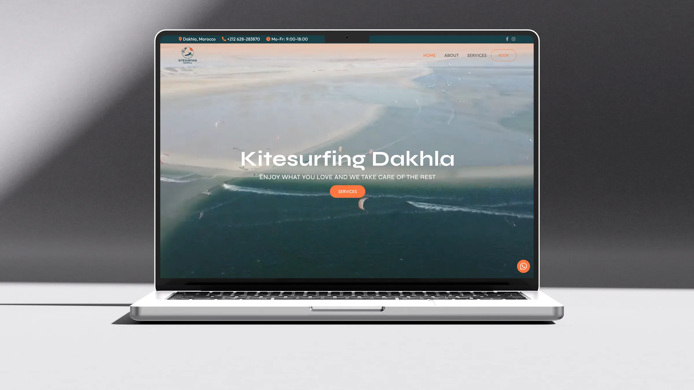 Website Kitesurfing Dakhla