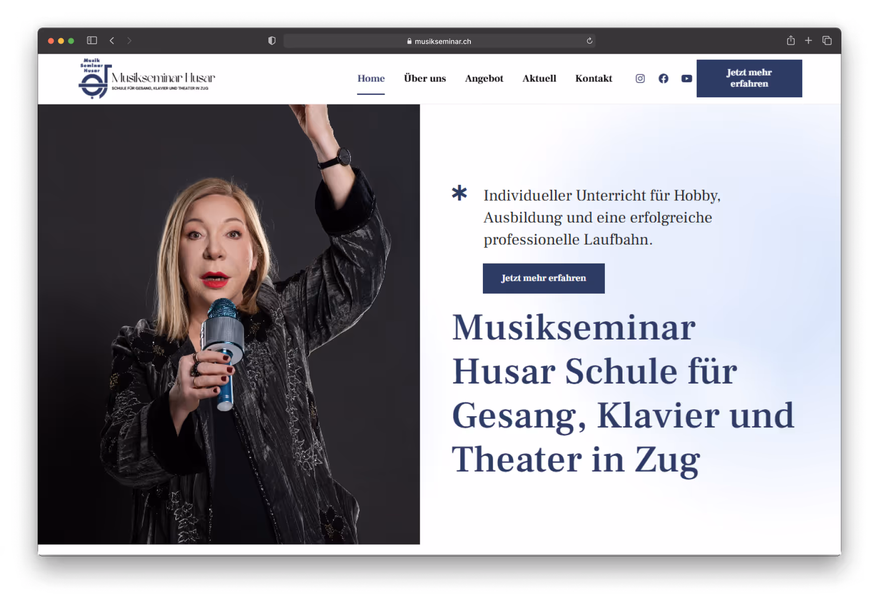 Musik Seminar Husar – neue Website