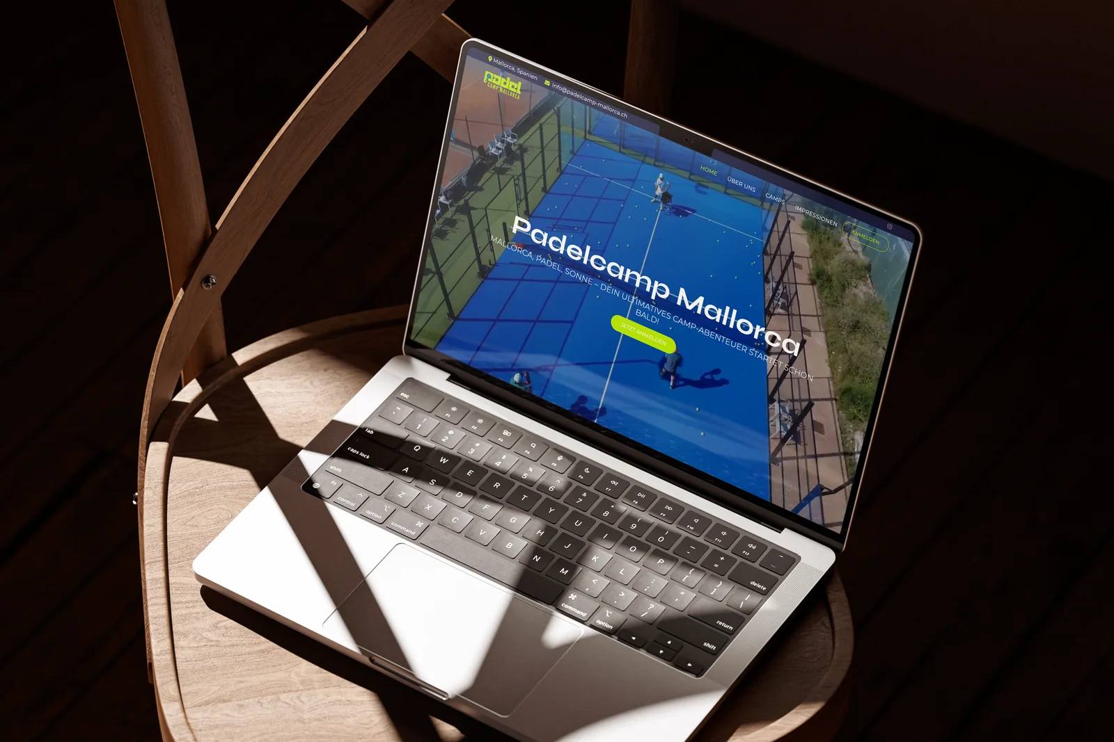 Website Padelcamp Mallorca