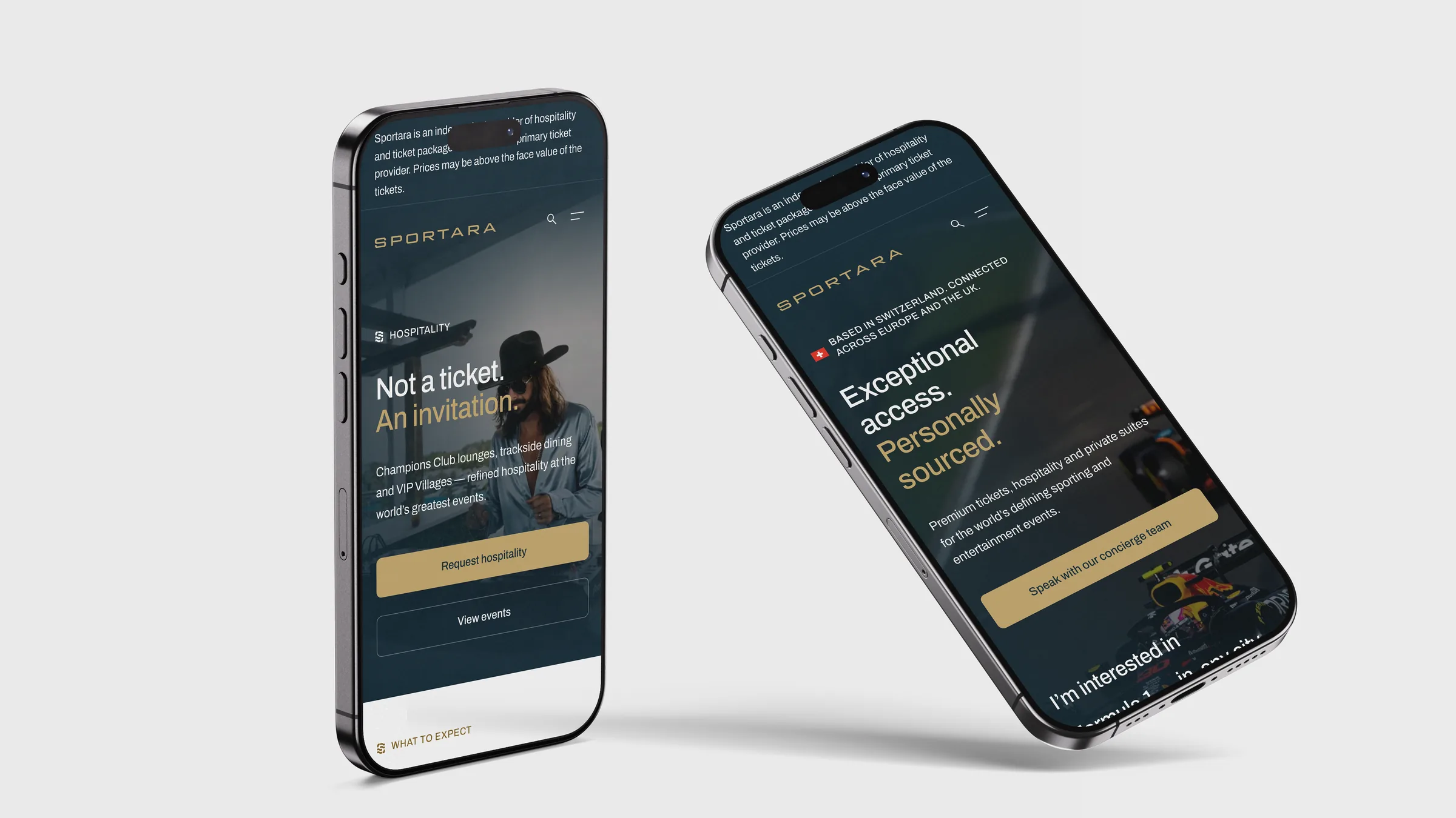 Sportara, Hospitality-Plattform auf dem Smartphone
